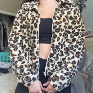 Furry Cheetah Jacket